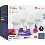 Yeelight LED žárovka Smart LED Bulb W4 Lite Multicolor 4 pack YLQPD-0011 – Zboží Živě