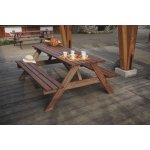 Rojaplast PIKNIK zahradní set dřevěný - 220 cm - lakovaný – Zboží Dáma