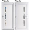 Venkovní dveře Soft Venus bílé 100 x 210 cm