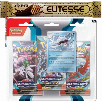 Pokémon TCG Paradox Rift 3 Pack Blister Booster – Sleviste.cz