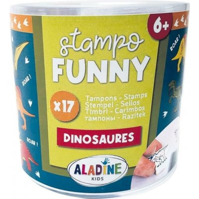 Aladine Dětská razítka Stampo Funny Dinosauři – Sleviste.cz