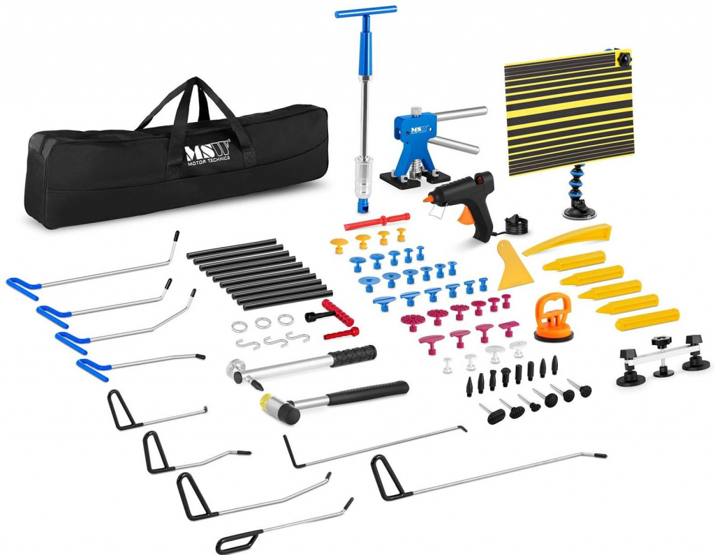 MSW Sada na opravu promáčklin - 85dílná MSW-DENTPULLER.SET16