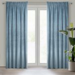 EUROFIRANY ZATEMŇOVACÍ ZÁVĚS NA PÁSCE VILLA 140X270 CM MODRÁ – Hledejceny.cz