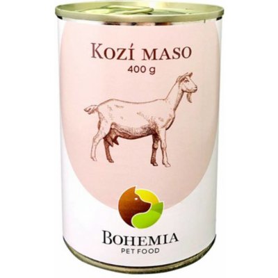 Bohemia Pet Food| Kozí maso ve vlastní šťávě Hmotnost: 400 g – Zbozi.Blesk.cz