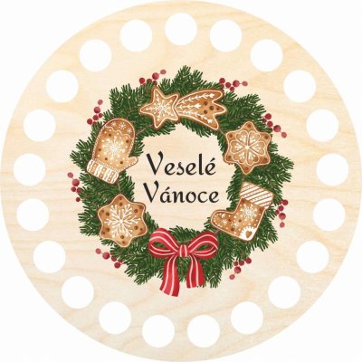 Dřevěný svět online Podtácek 10 cm, Veselé Vánoce 2 – Zboží Dáma Dřevěný svět online Podtácek 10 cm, Veselé Vánoce 2 – Zboží Dáma