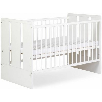 Klupś Dřevěná postýlka Meble Paula 60 x 120 bílá – Sleviste.cz