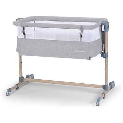 Kinderkraft Cestovní postýlka Select Neste Air polohovatelná Grey Wood Premium – Zbozi.Blesk.cz