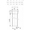 Kanalizační potrubí Magnaplast SN4 110 mm 1m
