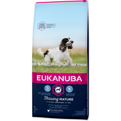 Eukanuba Thriving Mature Medium Breed Kuřecí 15 kg