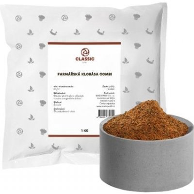 Classic line Farmářská klobása combi 1 kg – Zboží Dáma