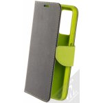 Pouzdro 1Mcz Fancy Book flipové Xiaomi Redmi Note 11 Pro 4G Global version, Redmi Note 11 Pro 5G Global version, Redmi Note 12 Pro 4G modré limetkově zelené – Hledejceny.cz