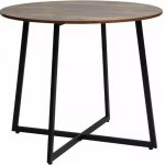 Textilomanie Kulatý LUNA 90 cm rustikálně hnědá – Zboží Dáma Textilomanie Kulatý LUNA 90 cm rustikálně hnědá – Zboží Dáma