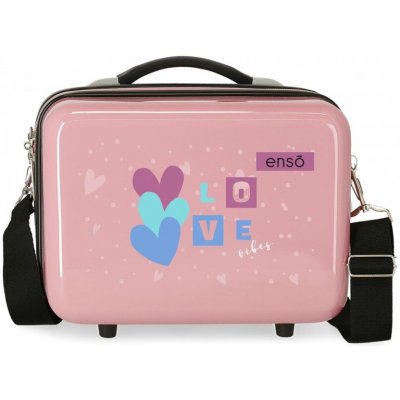 Joummabags ENSO Love Vibes ABS Cestovní kosmetický kufřík 21x29x15cm 9 l 9453921 – Zboží Mobilmania