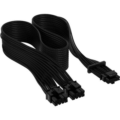 Corsair Premium Individually Sleeved 12+4pin PCIe Gen 5 12VHPWR 600W cable Type 4 Black CP-8920331 – Zboží Živě