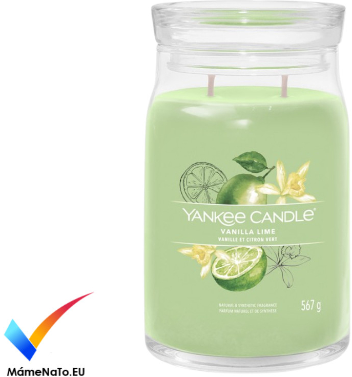 Yankee Candle Signature Vanilla Lime 567g