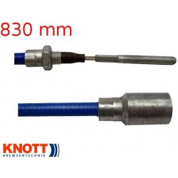 Knott Lanovod brzdový nerez 830/1040 mm, závit M8