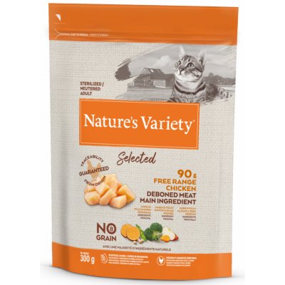 Nature's Variety selected pro kastrované kočky s kuřecím 0,3 kg