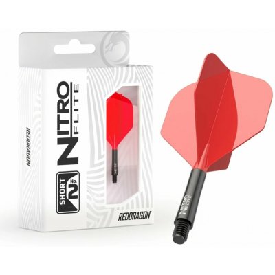 Red Dragon Nitro Flite - No2 - black & red - short – Zboží Dáma