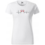 Dámské tričko Tep vína Bílá – Hledejceny.cz