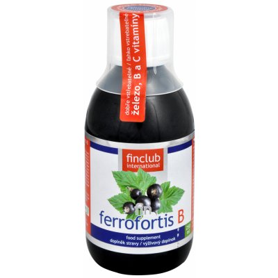 Finclub Ferrofortis B železo a vitamíny 250 ml – Hledejceny.cz