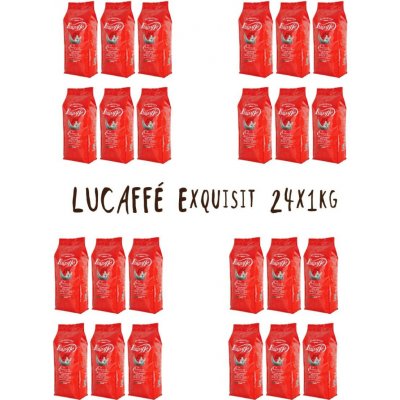 Lucaffé EXQUISIT zrnková 24 x 1 kg – Hledejceny.cz