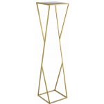 DekorStyle Stojan na květiny LOFT I zlatý 100 cm – Hledejceny.cz