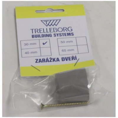 M.A.T. zarážka dveřní 30 x 33 mm šedivý – Zboží Dáma