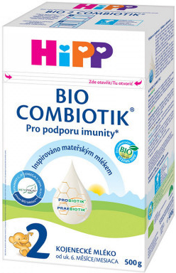 HiPP 2 BIO Combiotik 500 g od 269 Kč - Heureka.cz