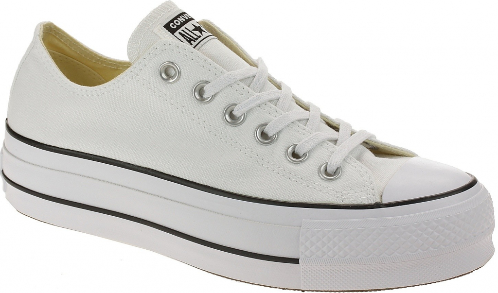 Converse boty Chuck Taylor All Star Lift OX 560251 white/black/white