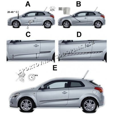 Škoda Octavia III Sedan 12 lišty dveří – Zboží Mobilmania