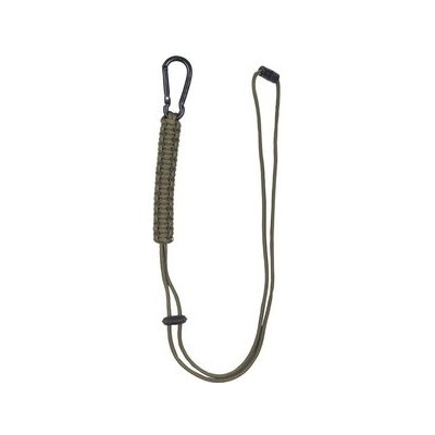 MIL-TEC® Provázek PARACORD s karabinou ZELENÝ Barva: Zelená – Hledejceny.cz