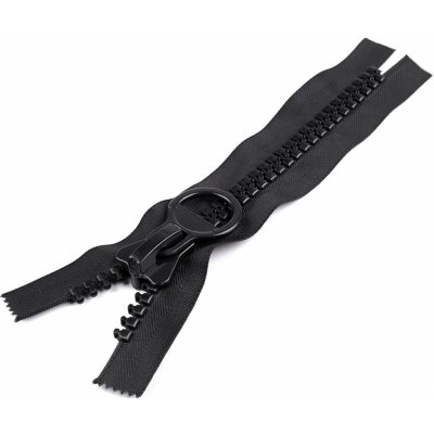 Kostěný zip extra velký No 20 délka 25 cm Varianta: černá, Balení: 1 ks – Hledejceny.cz