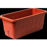 Plastkon Samozavlažovací Truhlík FANTAZIE teracota 60 x 19 x 18 cm – Zboží Dáma