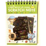 SMT Bloček 10x13cm s prázdnými škrabacími duhovými papíry Zelený – Hledejceny.cz