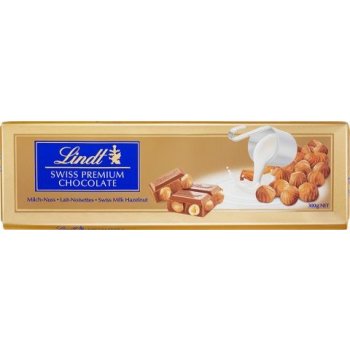 Lindt mléčná s lískovými oříšky 300 g