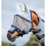 Horseware Maska proti hmyzu Rambo Plus s nosem silver navy – Hledejceny.cz