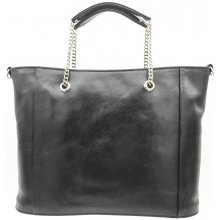 Dámská kožená kabelka do ruky 5205-60 Sněžka černá