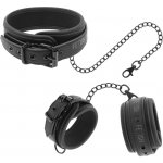 Silný obojek s poutama Fetish Submissive COLLAR AND HANDCUFFS – Zboží Dáma