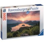 RAVENSBURGER Bledské jezero Slovinsko 3000 dílků – Zboží Dáma
