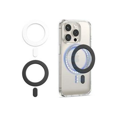 Magnetická nálepka pro MagSafe nabíjení - Tech-Protect, Magmat Magnetic Ring White – Zboží Živě