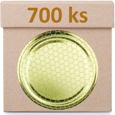 Víčko na sklenici TO-82 - Zlatá plástev - Krabice 700 ks – Hledejceny.cz