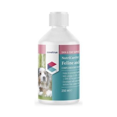 NutriCareVet Skin&Coat support Can.+Fel. 250 ml – Hledejceny.cz