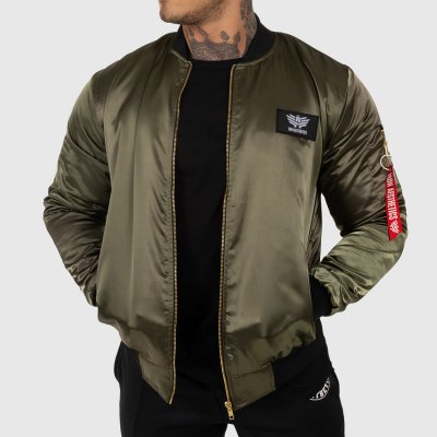 Bomber bunda Aesthetics Skull dark green – Hledejceny.cz