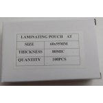 Laminovací folie 60x95mm 80mic No name 100ks – Sleviste.cz