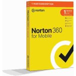 Symantec NORTON 360 MOBILE 1 lic. 1 rok (21426899) – Hledejceny.cz