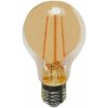 Žárovka ACA Lighting LED FILAMENT E27 STEP-DIM A60 jantar 8W 2700K 230V 940lm RA80