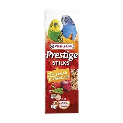 Versele-Laga Prestige Sticks Small Parakeets Veget.&Dandel. 2 x 30 g – Hledejceny.cz