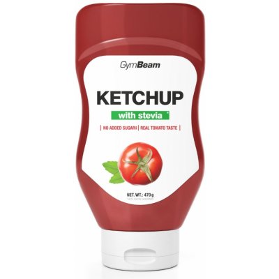 GymBeam FIT KETCHUP SLADKÝ STÉVIÍ BEZ TUKU NÍZKOKALORICKÝ 470 ml – Zboží Mobilmania