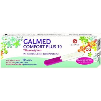 Galmed Test těhotenský Comfort Plus 10 tyčinka 1 ks