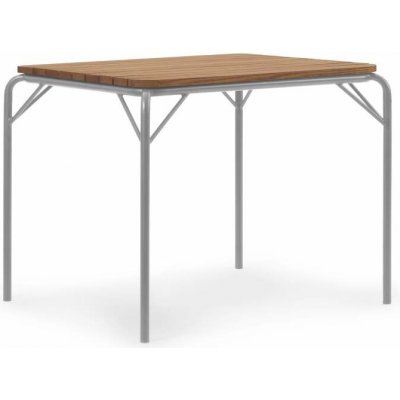 Normann Copenhagen Stůl Vig Robinia 90 x 80 cm, grey